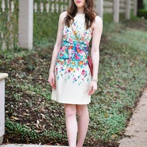 Anthropologie Garden Tea Sheath Dress
